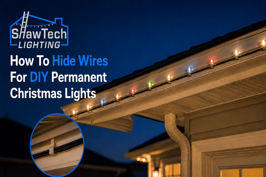 DIY Permanent Christmas Lights